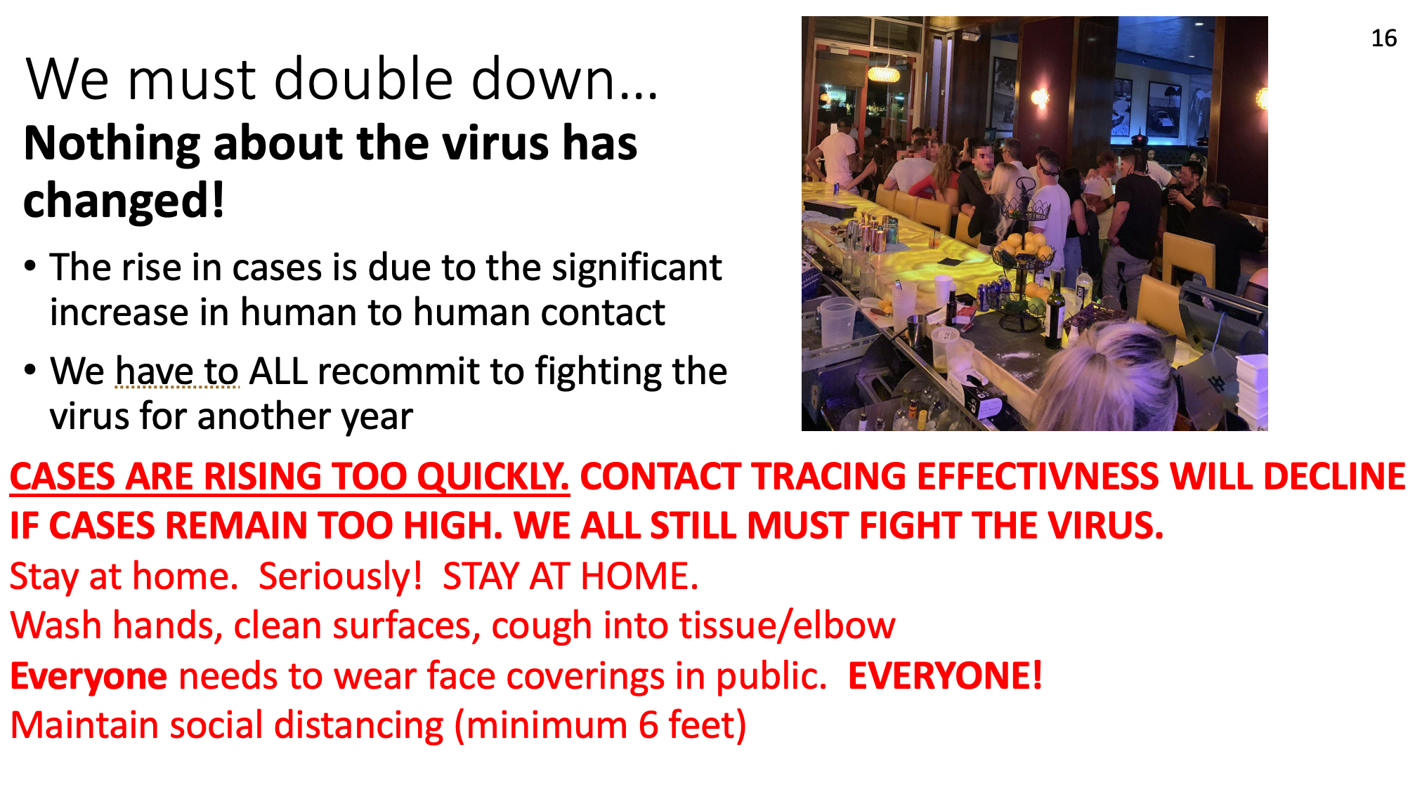 Rapid Covid Response update